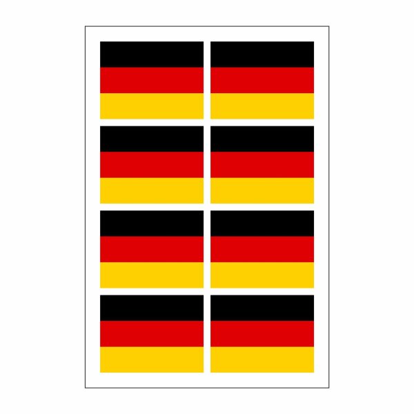 2 Stück Auto Deutschland Flagge Neu in Nordrhein-Westfalen - Sankt