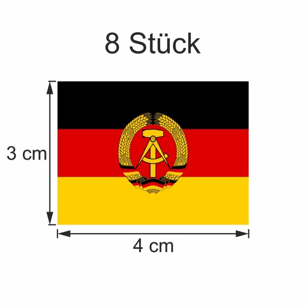 Aufkleber Länderkennzeichen Deutschland Bundesadler, Sticker