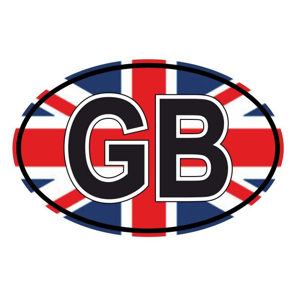 Generisch Aufkleber Länderkennzeichen Großbritannien, Sticker