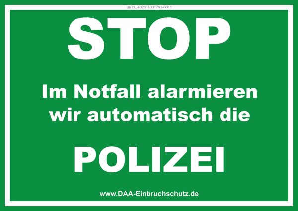 Polizei-birne mit einem stoppschild wandposter • poster Stop