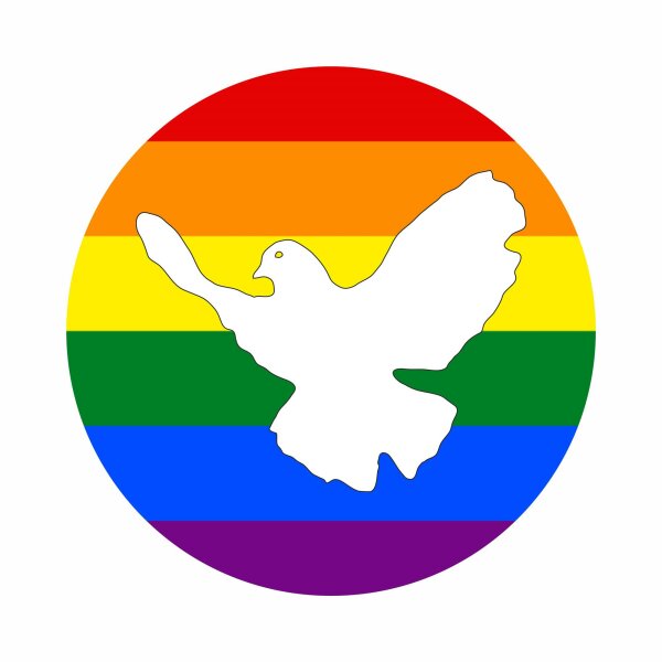 Flaggen Aufkleber Regenbogen Schwul Gay Lesbisch LGBTQ Peace
