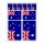 10 Stück Flaggen Aufkleber Australien Set | Sticker Australia Autoaufkleber